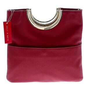Kelly & Katie Crossbody Clutch in Brick Red
